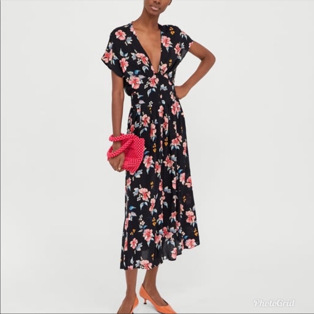 2-For-$40! ZARA Floral Print Dress - SALE